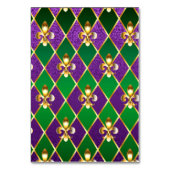 Sieraden Achtergrond Mardi Gras Kaart (Voorkant)