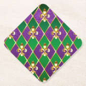 Sieraden Achtergrond Mardi Gras Kartonnen Onderzetters (Voorkant)