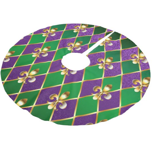 Sieraden Achtergrond Mardi Gras Kerstboom Rok (Gekanteld)