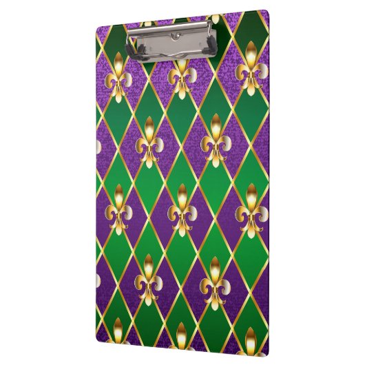Sieraden Achtergrond Mardi Gras Klembord (Links)