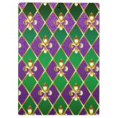 Sieraden Achtergrond Mardi Gras Klembord (Achterkant)