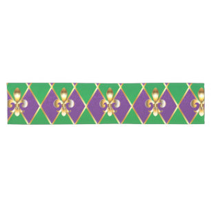 Sieraden Achtergrond Mardi Gras Korte Tafelloper