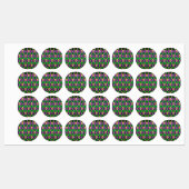 Sieraden Achtergrond Mardi Gras Labels (Vel)