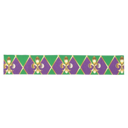 Sieraden Achtergrond Mardi Gras Lange Tafelloper (Horizontaal)