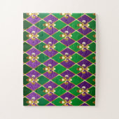 Sieraden Achtergrond Mardi Gras Legpuzzel (Verticaal)