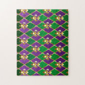 Sieraden Achtergrond Mardi Gras Legpuzzel (Verticaal)