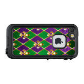 Sieraden Achtergrond Mardi Gras LifeProof iPhone Hoesje (Achterkant (horizontaal))