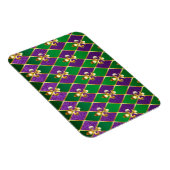 Sieraden Achtergrond Mardi Gras Magneet (Rechterzijde)