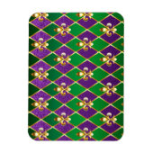 Sieraden Achtergrond Mardi Gras Magneet (Verticaal)