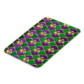 Sieraden Achtergrond Mardi Gras Magneet (Linkerzijde)