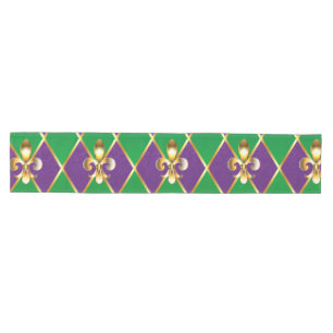 Sieraden Achtergrond Mardi Gras Medium Tafelloper