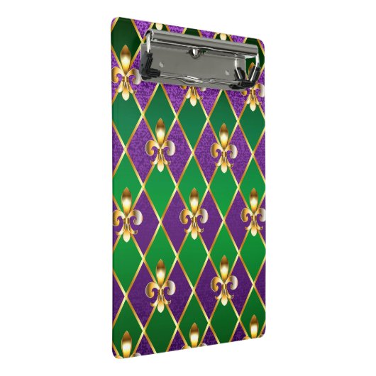 Sieraden Achtergrond Mardi Gras Mini Klembord (Schuin)