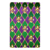 Sieraden Achtergrond Mardi Gras Mini Klembord (Achterkant)