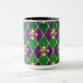 Sieraden Achtergrond Mardi Gras Mok (Midden)