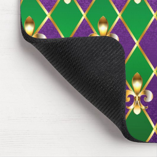 Sieraden Achtergrond Mardi Gras Muismat (Hoek)