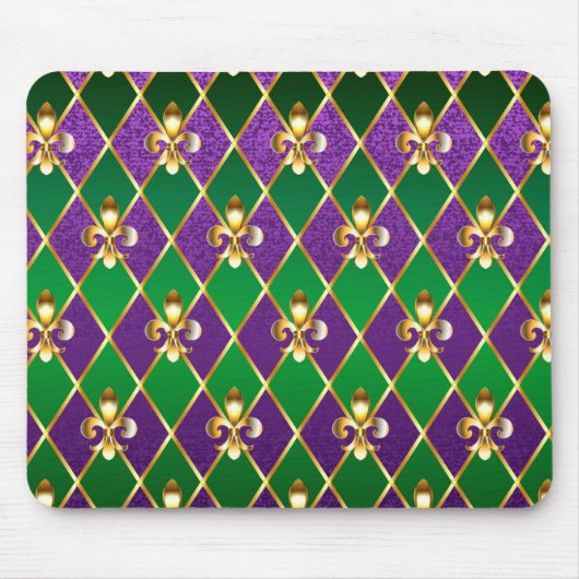 Sieraden Achtergrond Mardi Gras Muismat (Voorkant)