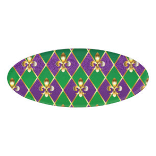 Sieraden Achtergrond Mardi Gras Naambadge