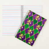 Sieraden Achtergrond Mardi Gras Notitieboek (Binnen)