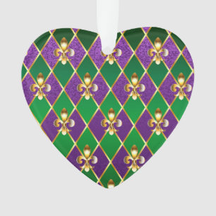 Sieraden Achtergrond Mardi Gras Ornament