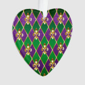 Sieraden Achtergrond Mardi Gras Ornament (voorkant)