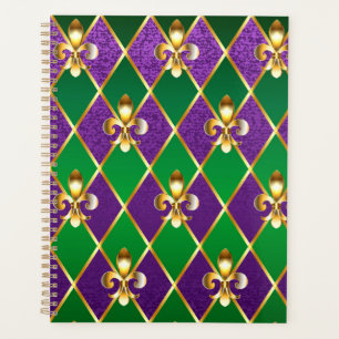 Sieraden Achtergrond Mardi Gras Planner