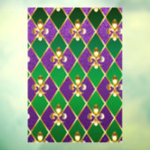 Sieraden Achtergrond Mardi Gras Raamsticker (Vel 3)