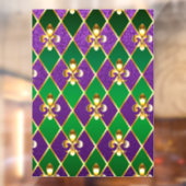 Sieraden Achtergrond Mardi Gras Raamsticker (Vel 2)