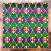 Sieraden Achtergrond Mardi Gras Raamsticker (Vel 2)