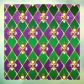 Sieraden Achtergrond Mardi Gras Raamsticker (Vel 3)