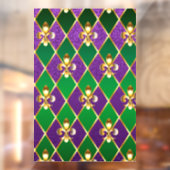 Sieraden Achtergrond Mardi Gras Raamsticker (Vel 2)