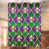 Sieraden Achtergrond Mardi Gras Raamsticker (Vel 2)