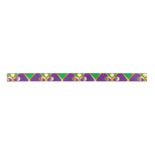 Sieraden Achtergrond Mardi Gras Satijnen Lint (Voorkant)