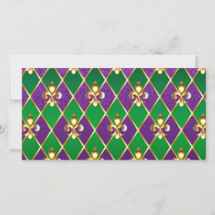 Sieraden Achtergrond Mardi Gras Save The Date
