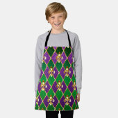 Sieraden Achtergrond Mardi Gras Schort (Gedragen)