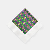 Sieraden Achtergrond Mardi Gras Servet (Hoek)