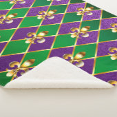 Sieraden Achtergrond Mardi Gras Sherpa Deken (3/4)