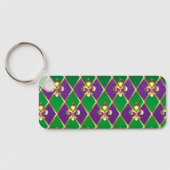 Sieraden Achtergrond Mardi Gras Sleutelhanger (Achterkant)