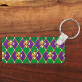 Sieraden Achtergrond Mardi Gras Sleutelhanger (Voorkant)
