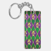 Sieraden Achtergrond Mardi Gras Sleutelhanger (Voorkant Links)