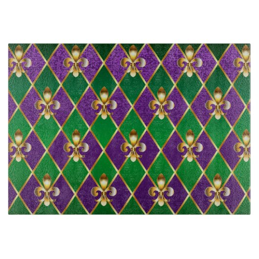 Sieraden Achtergrond Mardi Gras Snijplank (Voorkant)