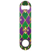Sieraden Achtergrond Mardi Gras Speed Flessenopener (Voorkant)