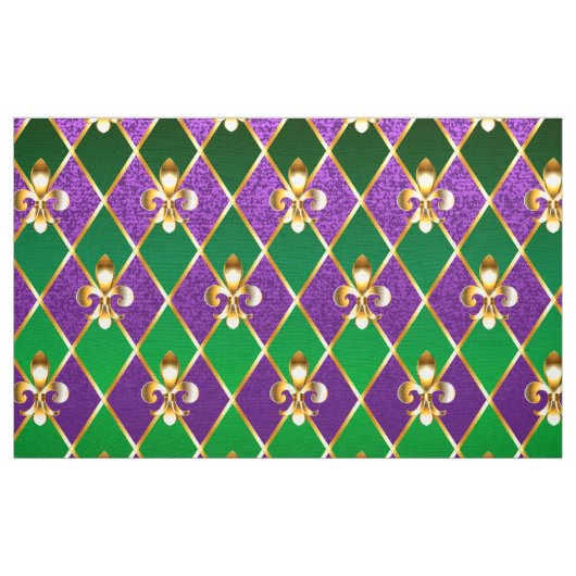 Sieraden Achtergrond Mardi Gras Stof (Yard (91,4 cm))