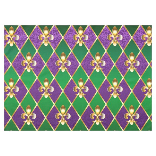 Sieraden Achtergrond Mardi Gras Tafelkleed (Voorkant (Horizontaal))