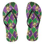 Sieraden Achtergrond Mardi Gras Teenslippers (Voetbed)