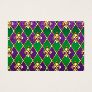 Sieraden Achtergrond Mardi Gras Visitekaartje
