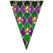 Sieraden Achtergrond Mardi Gras Vlaggetjes (Derde vlag)