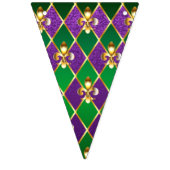 Sieraden Achtergrond Mardi Gras Vlaggetjes (Tweede vlag)