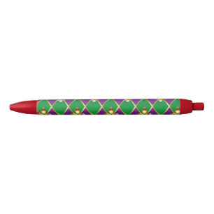 Sieraden Achtergrond Mardi Gras Zwarte Inkt Pen