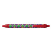 Sieraden Achtergrond Mardi Gras Zwarte Inkt Pen (Achterkant)