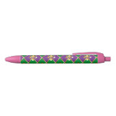 Sieraden Achtergrond Mardi Gras Zwarte Inkt Pen (Bovenkant)